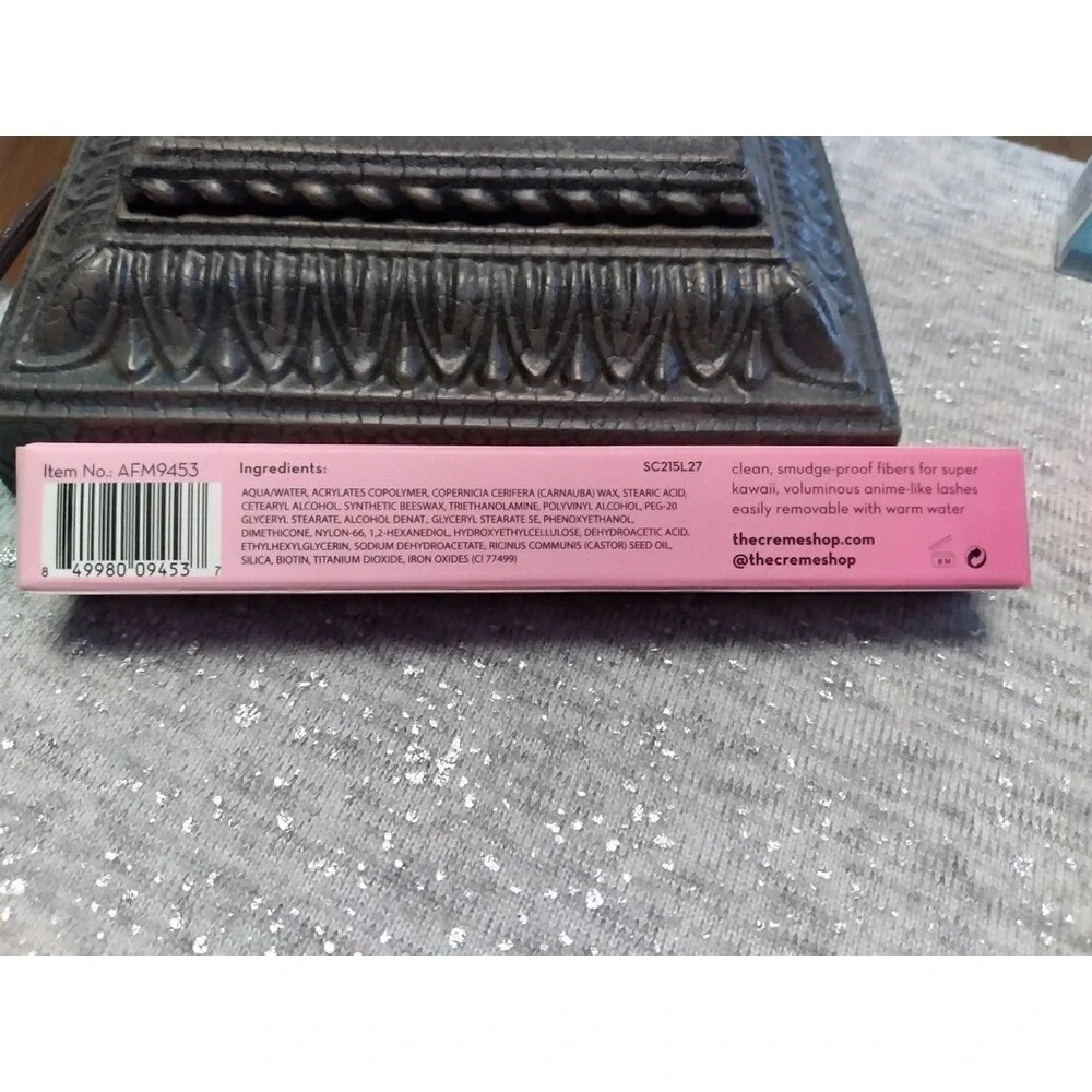 The Creme Shop Anime Mascara Infused Fibers For Anime‎ Like Eyes Black